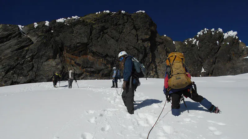 Trek Across Tropical Glaciers in the Rwenzori Mountains