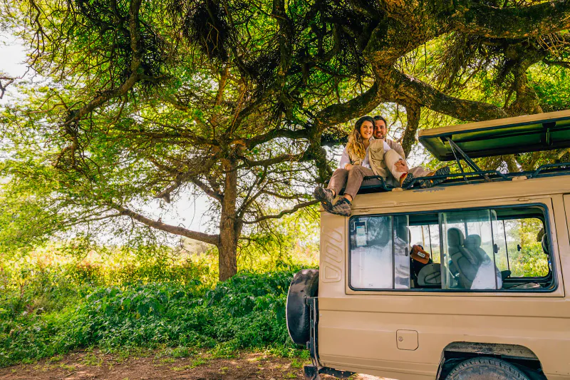 Romantik in der Wildnis – 8-tägige Flitterwochen & Safari-Urlaub für Paare